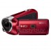 Sony Full HD 29.8mm Wide-Angle Lens Handycam(Red) 